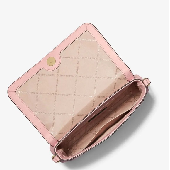 New Michael Kors Pink Jet Set Crossbody - Picture 4 of 6